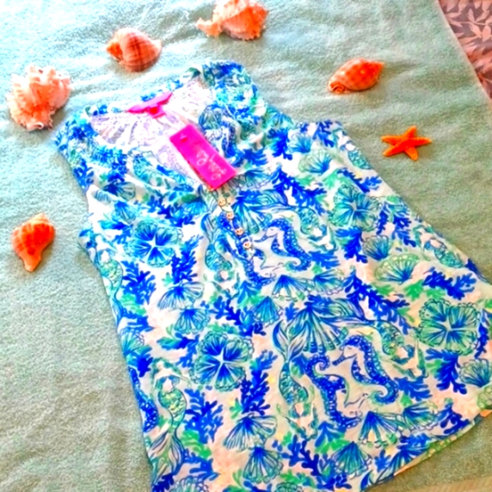 Lilly Pulitzer Top - Essie Top Seeing Double Size XXS NWT